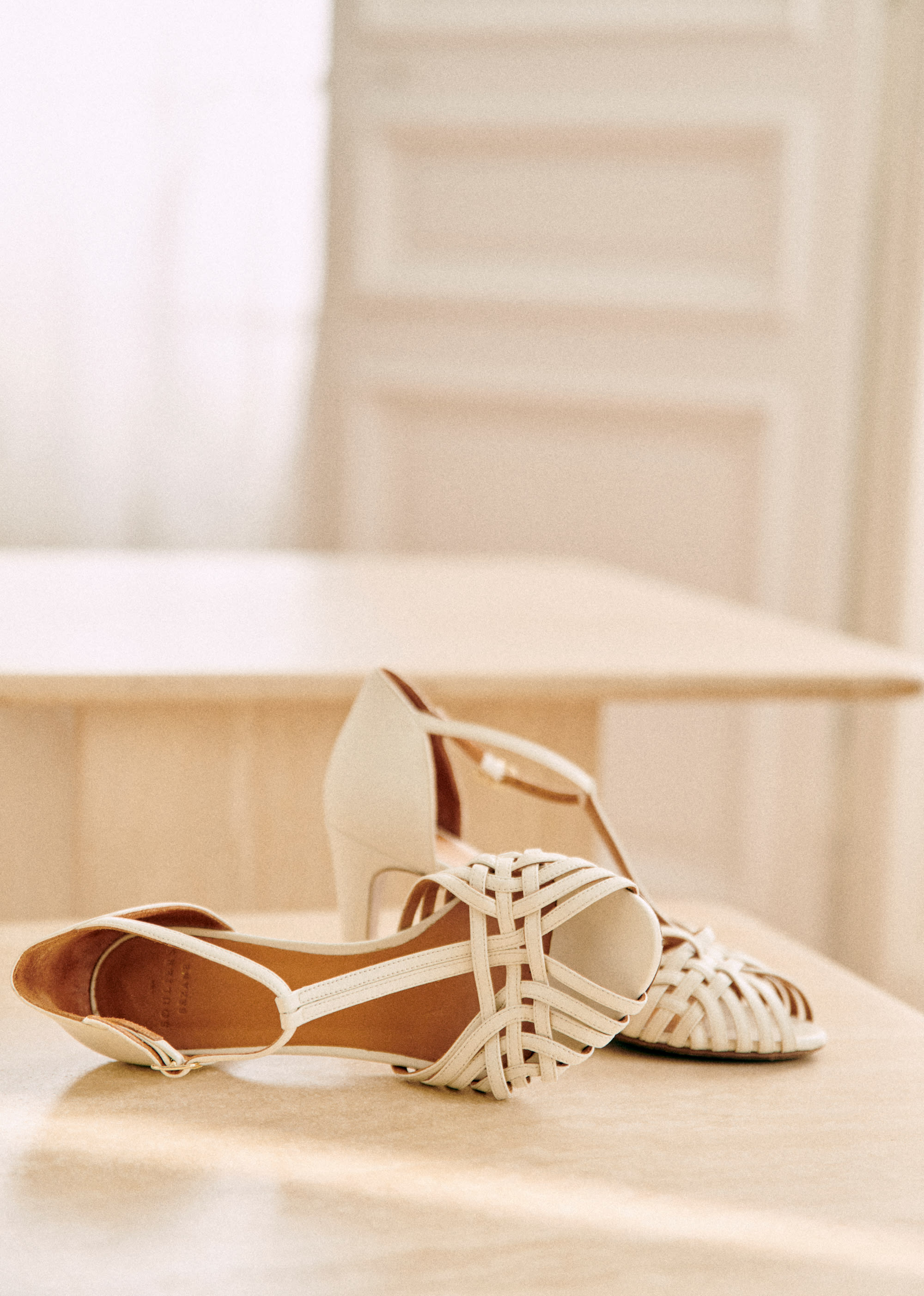 Sandales High Hortense - Ecru Lisse - SOULIERS/SOULIERS Sandales 5906217