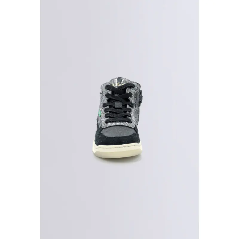 KICKLAX NOIR BRILLANT SNEAKERS HAUTES Synthétique Fille
