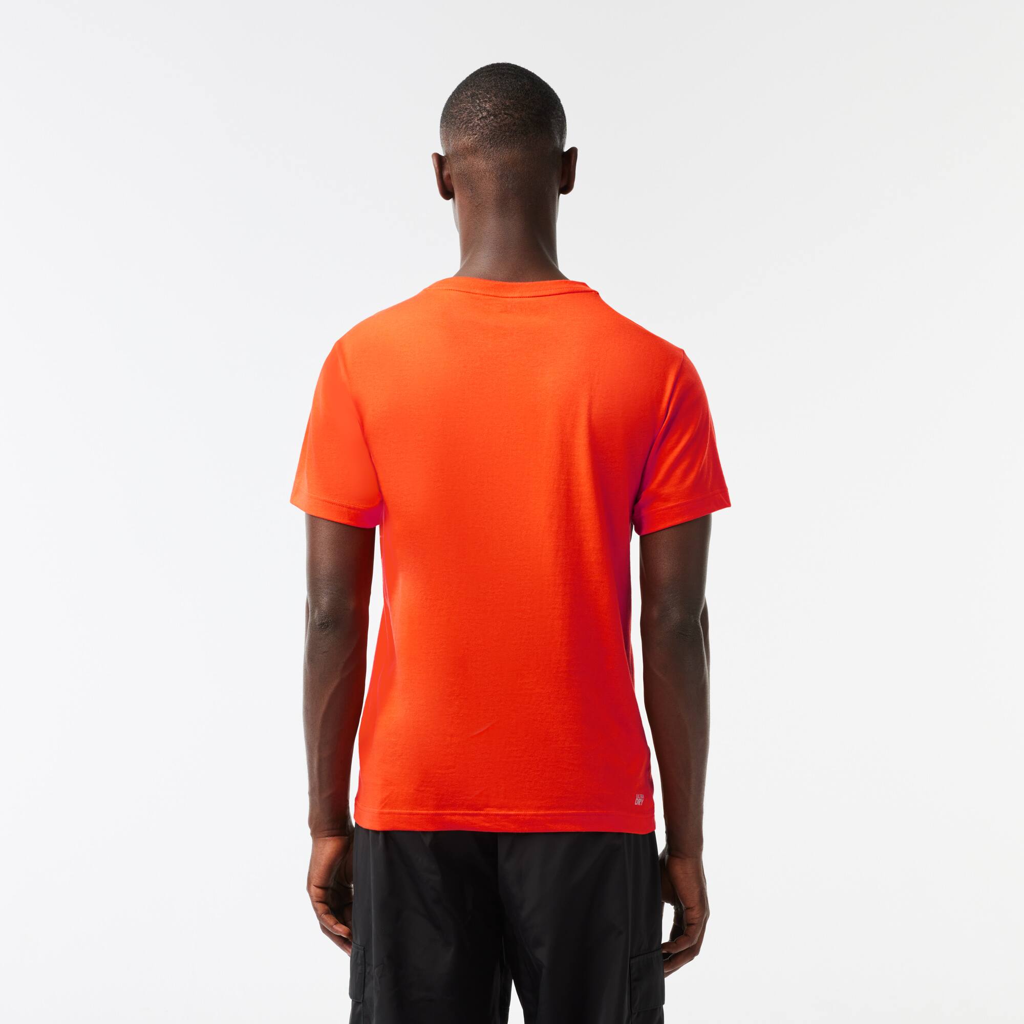 Regular Fit Sport T-Shirt aus Baumwolle T-Shirts - Orange - Lacoste - Herren