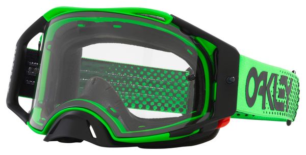 Masque Oakley Airbrake MX Moto Green / Clear / Ref: OO7046-D9