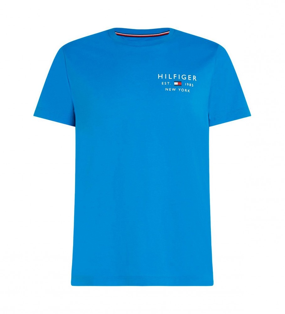 Camiseta Tommy Hilfiger Slim Logo azul