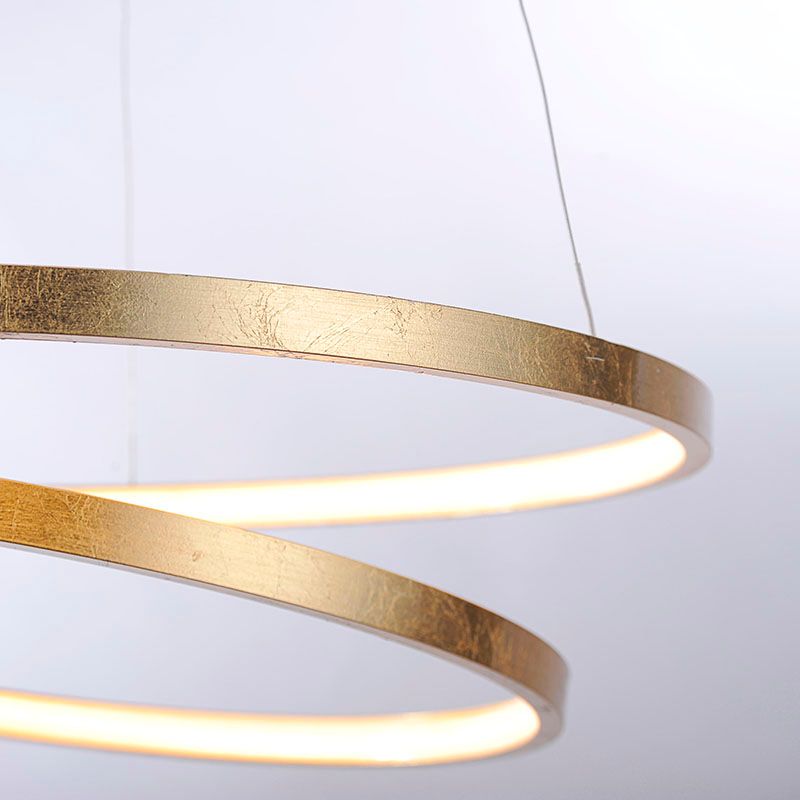 Design hanglamp goud 55 cm incl. LED dimbaar - Rowan