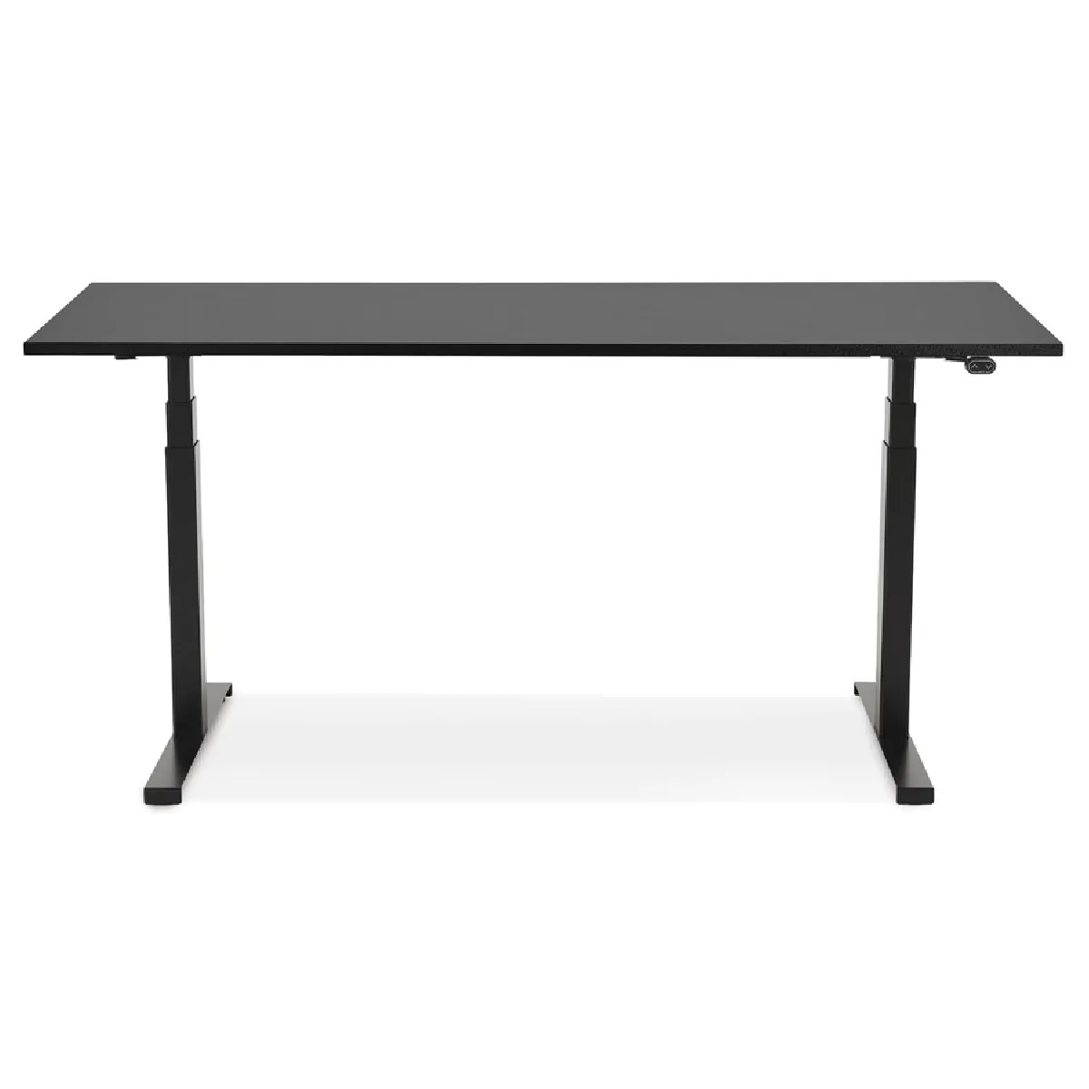 Alterego Bureau Tronik Réglable Noir 140 cm