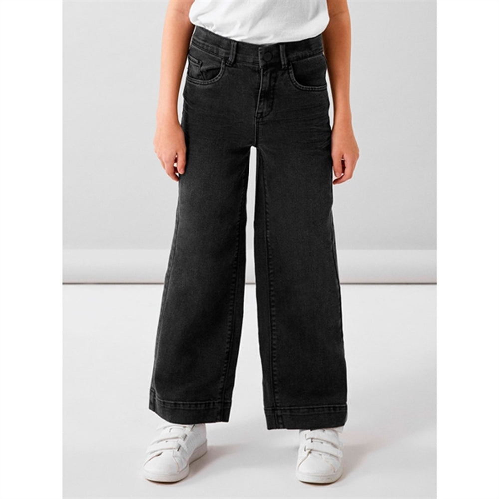Black Denim Rose Wide Jeans Noos - Name It