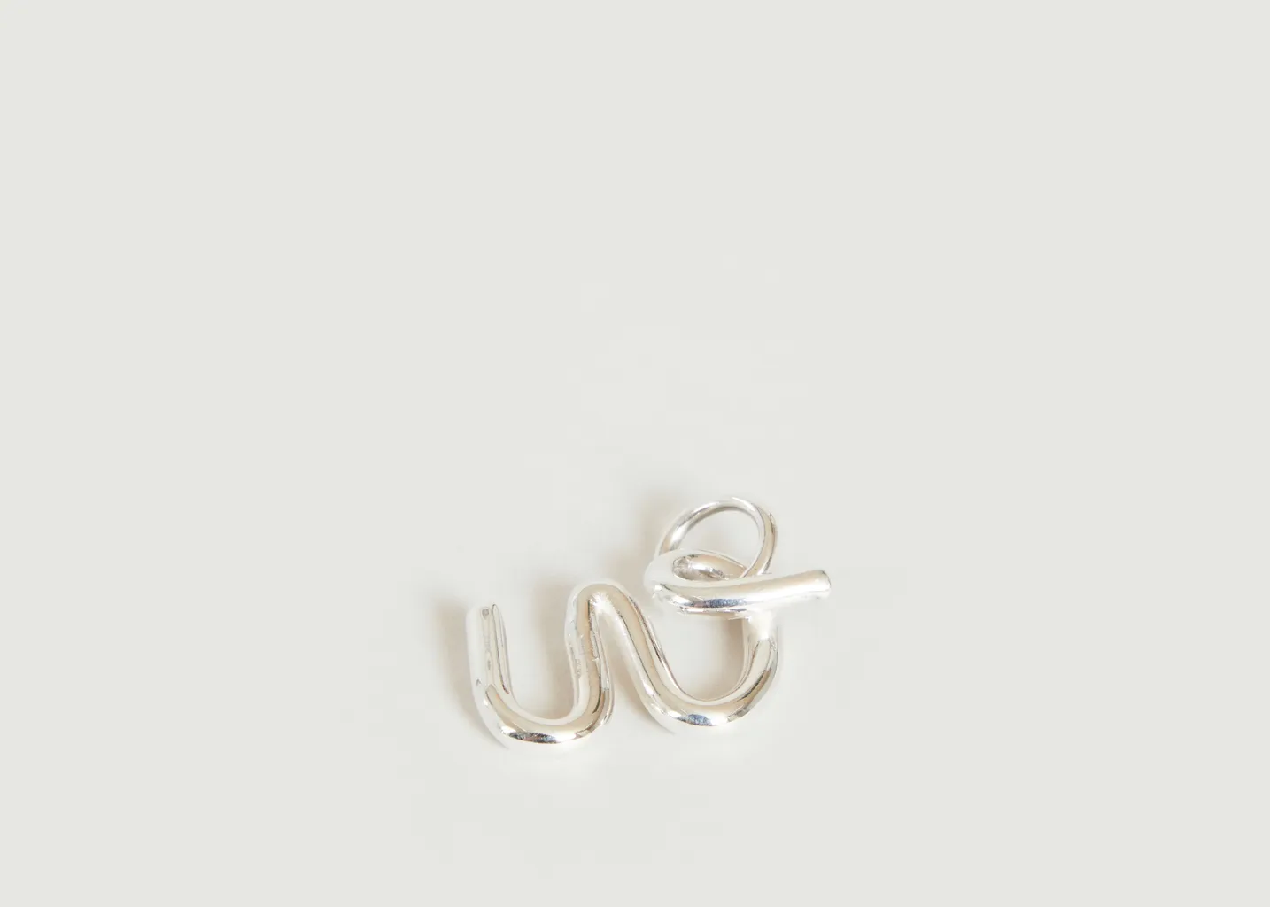 Earcuff W en argent sterling 925 recyclé Saskia Diez