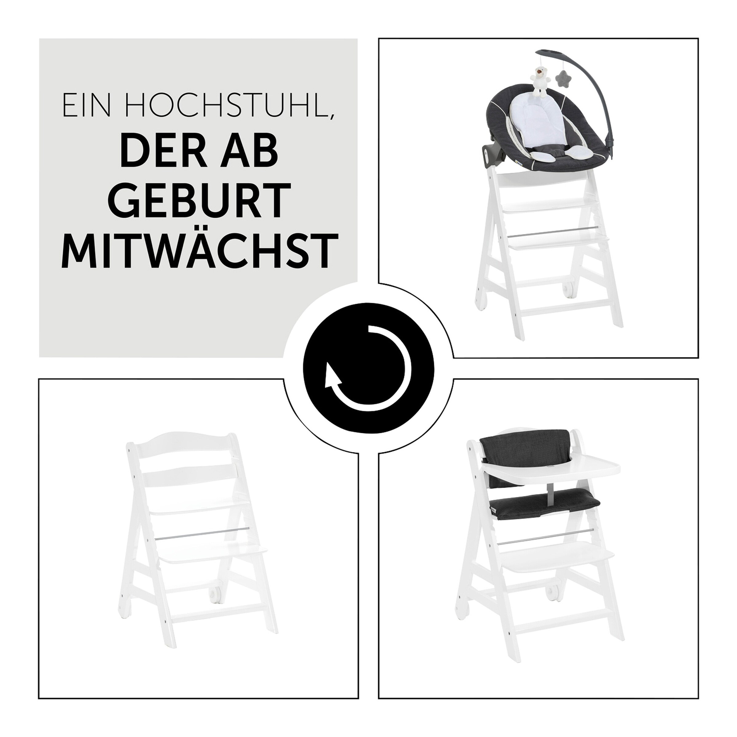 Hauck Treppenhochstuhl Beta+ inklusive Bouncer