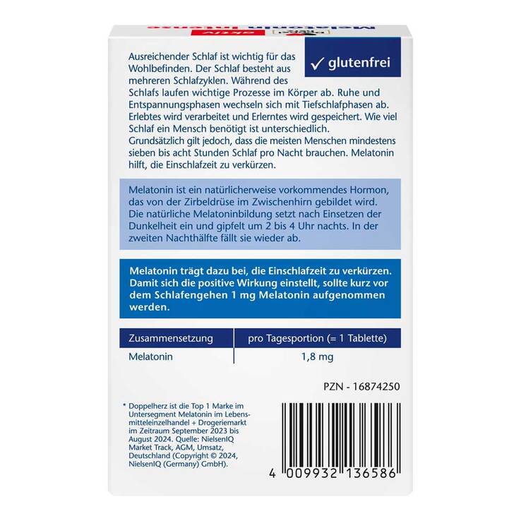 Doppelherz Melatonin Tabletten, 40 St