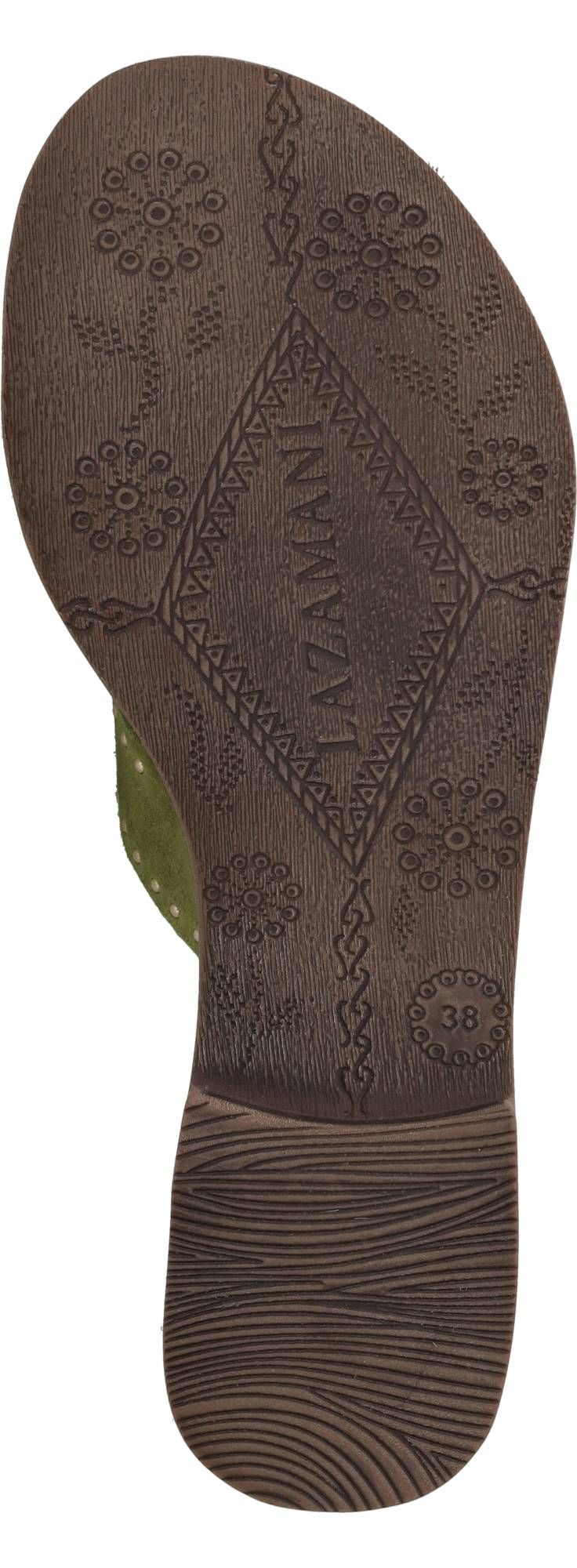 Lazamani Lina Small Studs Slippers Groen Dames