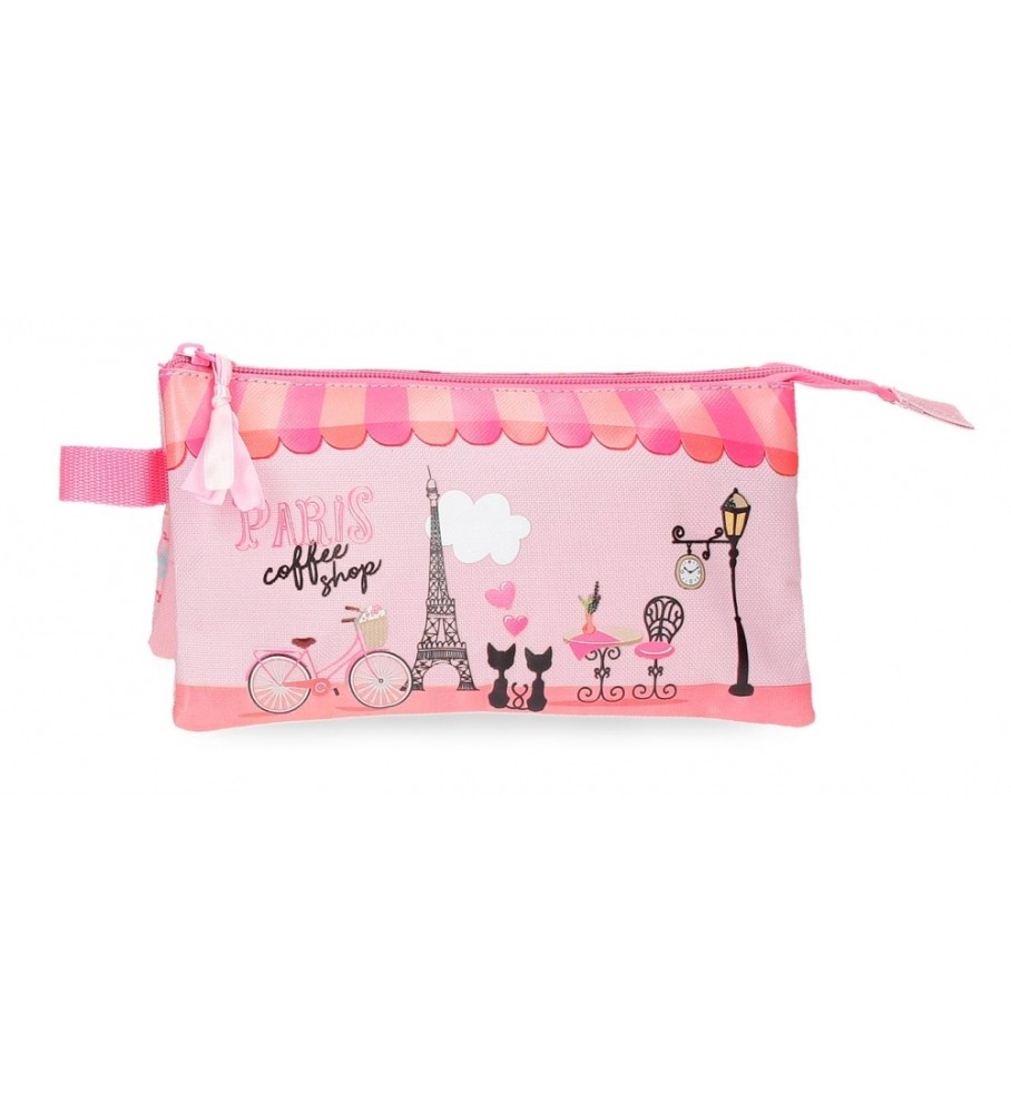 Mala para Cafeteira Roll Road, Três Compartimentos, Rosa