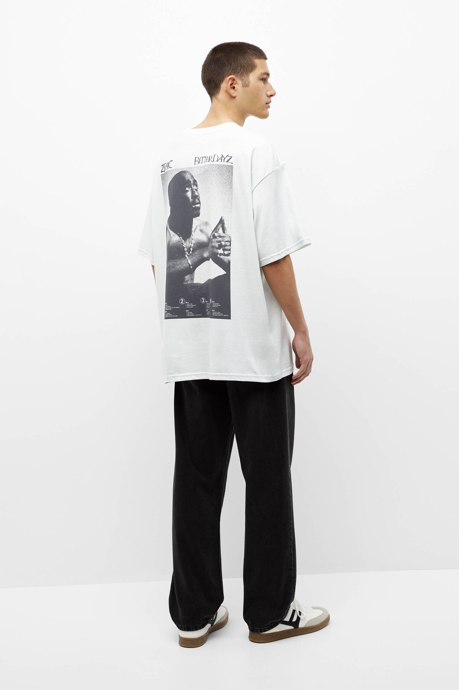 CAMISETA TUPAC OVERSIZED - MENTA