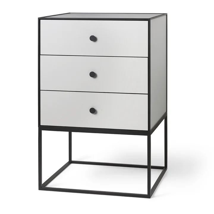 Audo - Frame Sideboard 49 (inkl. 3 Schubladen), hellgrau