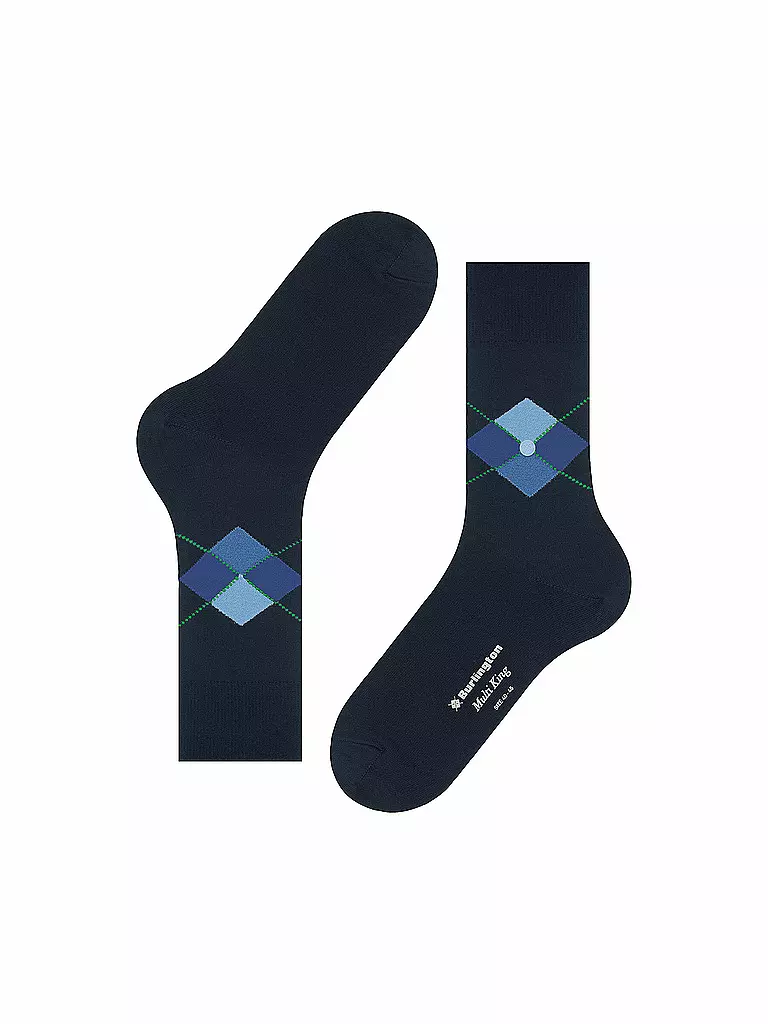 BURLINGTON Herren Socken 40-46 MULTI KING marine dunkelblau