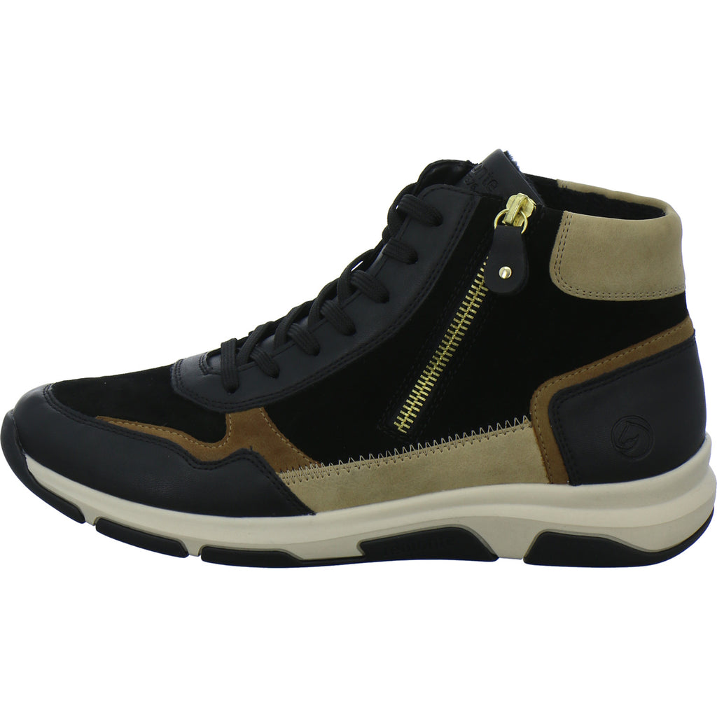 Remonte Stiefel Damen Schwarz-kombi