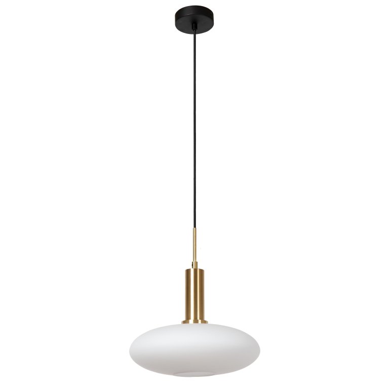 Lucide Singala 1 hanglamp opaal/messing