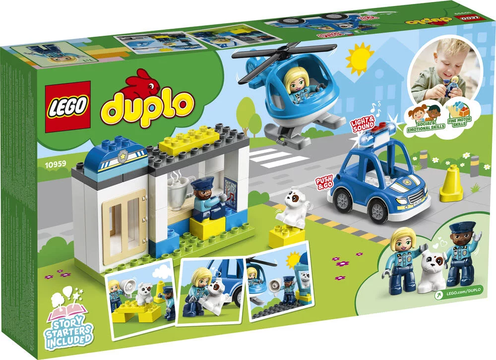 LEGO®DUPLO®MA VILLE 10959 - LE COMMISSARIAT ET L’HELICOPTERE DE LA POLICE