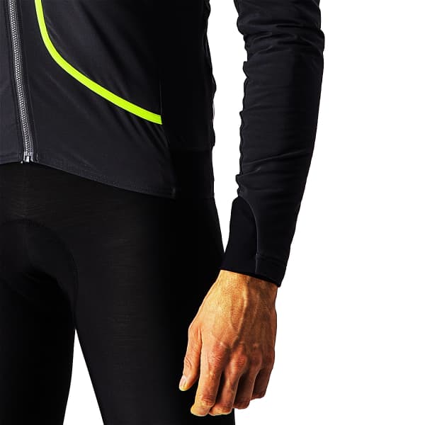 Veste vélo CASTELLI FLIGHT JKT AIR DARK GRAY/ELECTRIC LIME