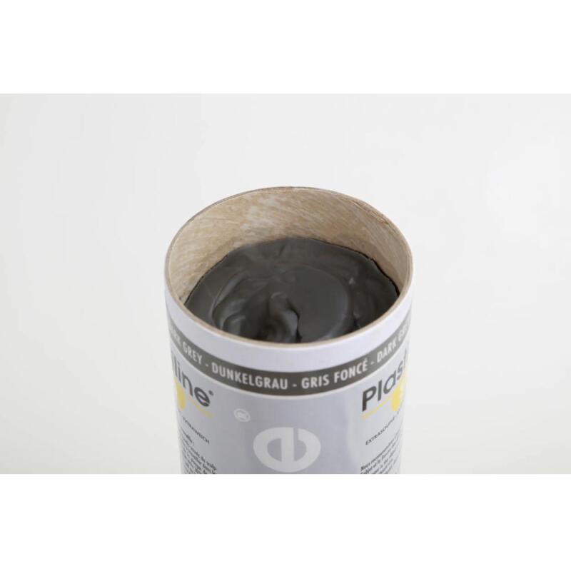 1 kg de plastiline dureté 30 (extra-souple) - Gris foncé