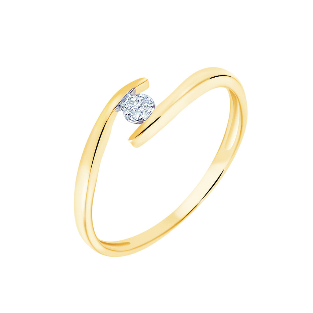 Bague Nolah Or Jaune Diamant