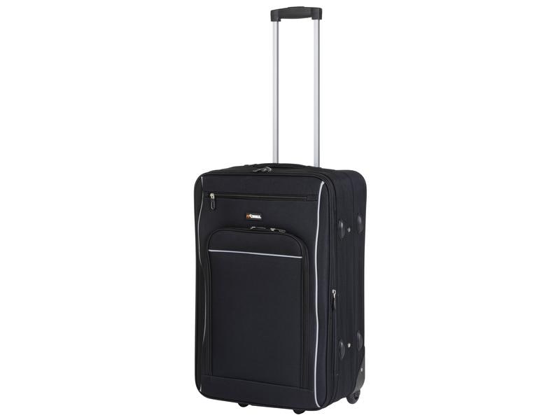 FTM Reisekofferset World soft 2-teilig, schwarz Zwei Trolleys unterschiedlicher Grösse