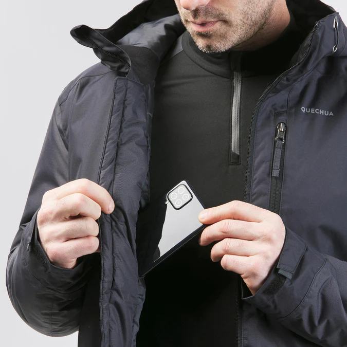 Decathlon Quechua - Jaqueta de inverno impermeável para caminhadas Quechua masculina - SH500 - -10°C