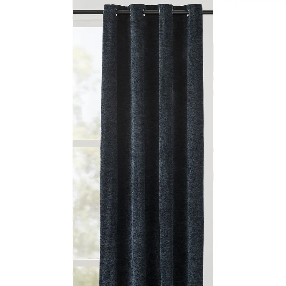 Gordijn Leander - blauw - 140x280 cm (1 stuk)
