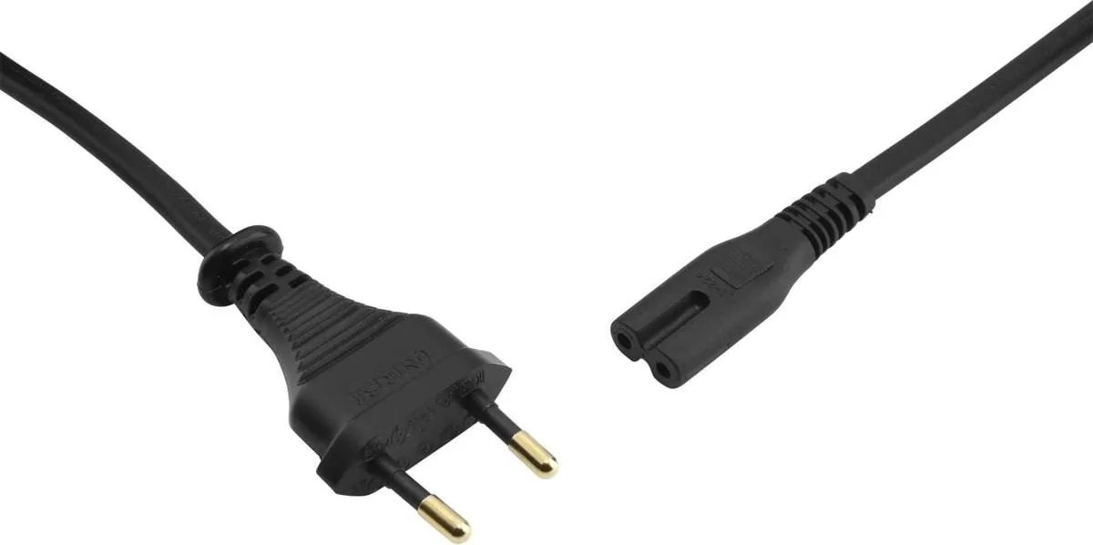 Oehlbach Powercord C7 Noir (5 m) Câbles d'alimentation secteur