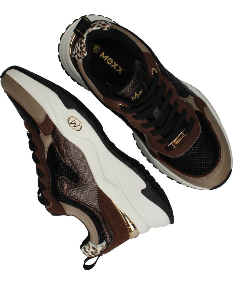 Mexx Palma Ora Sneakers Bruin Dames