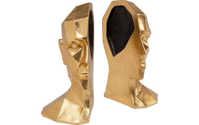 Kare Design Buchstütze »Face 2er Set«