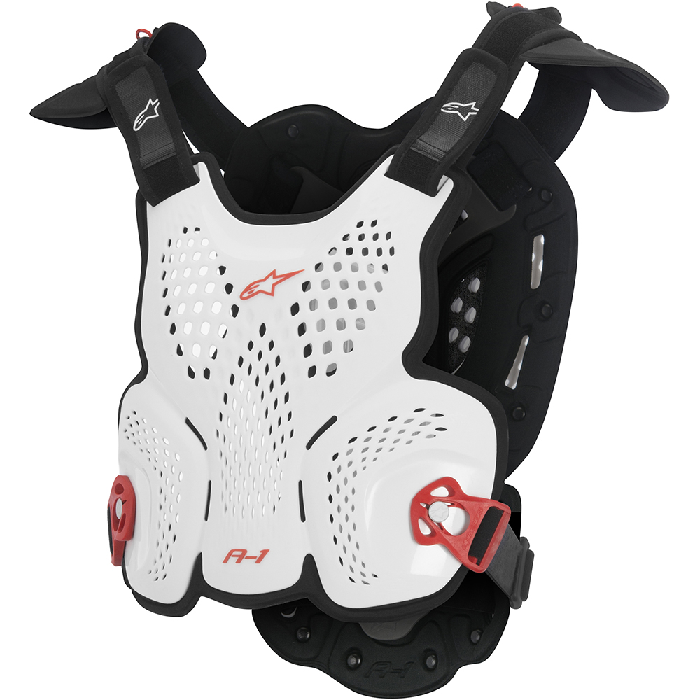 Alpinestars - Pare-pierres A-1 - 2020 Blanc / Noir / Rouge