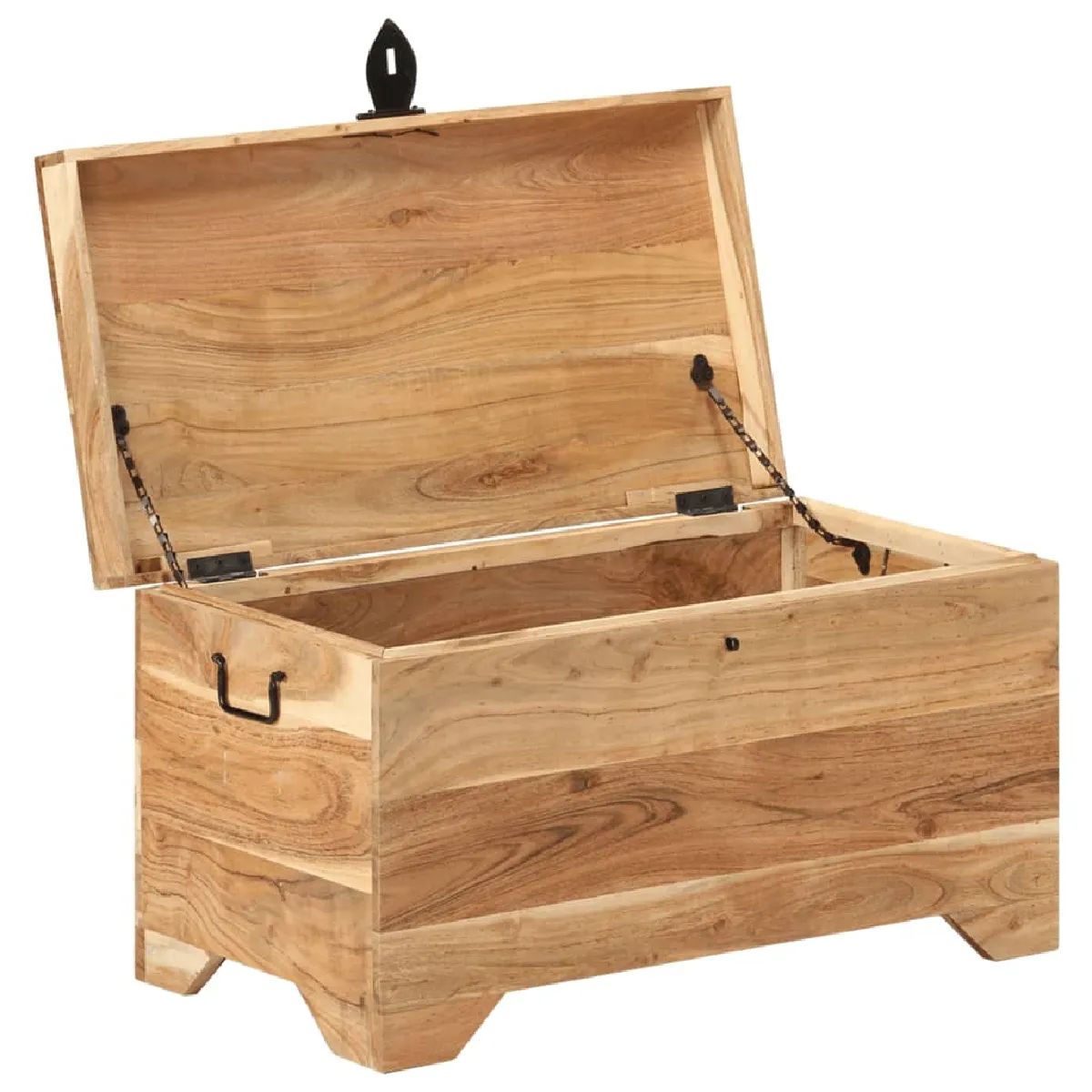 vidaXL Coffre Bois d'acacia solide
