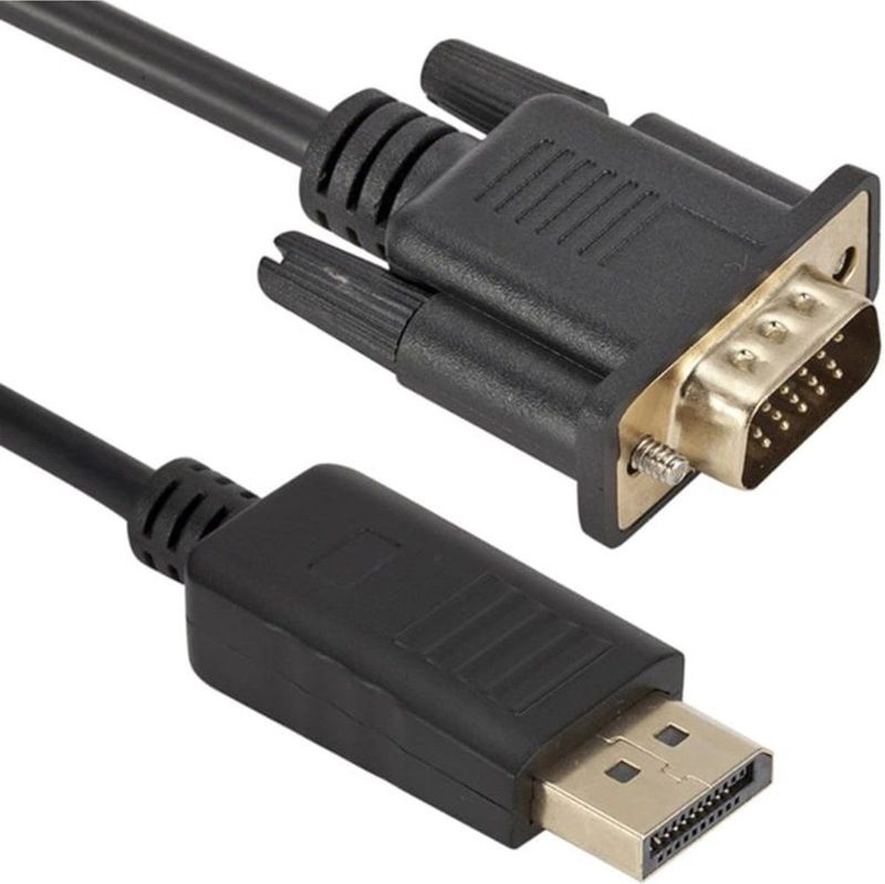 DisplayPort - VGA Kabel - Zwart - 1,5 Meter