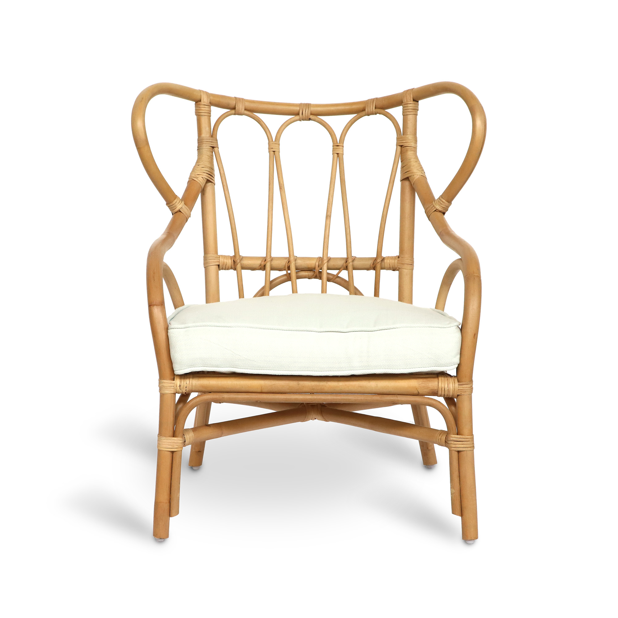 Rattan-Armsessel 'Marie', natur, B 68 cm, H 84 cm, L 68 cm günstig bestellen