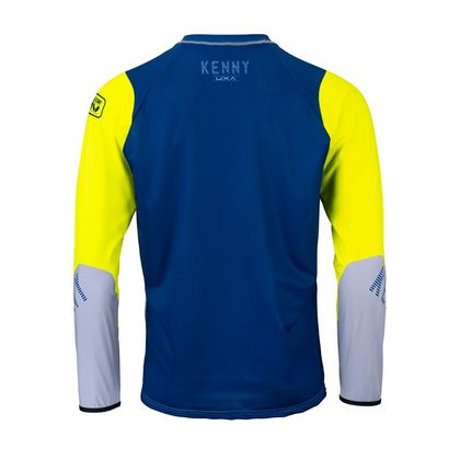 Maillot cross Kenny TITANIUM NAVY NEON YELLOW 2022 - Bleu / Jaune