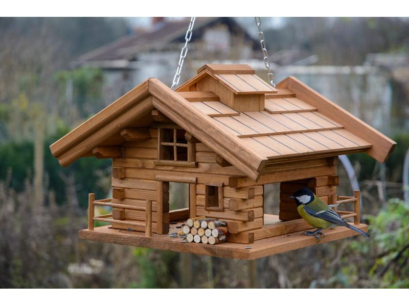 Eric Schweizer Futterspender Blüemlisalp Vogelfutterhaus
