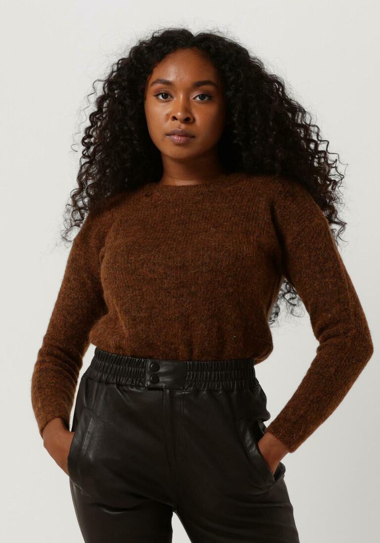 MY ESSENTIAL WARDROBE bruine my essential wardrobe trui the knit pullover