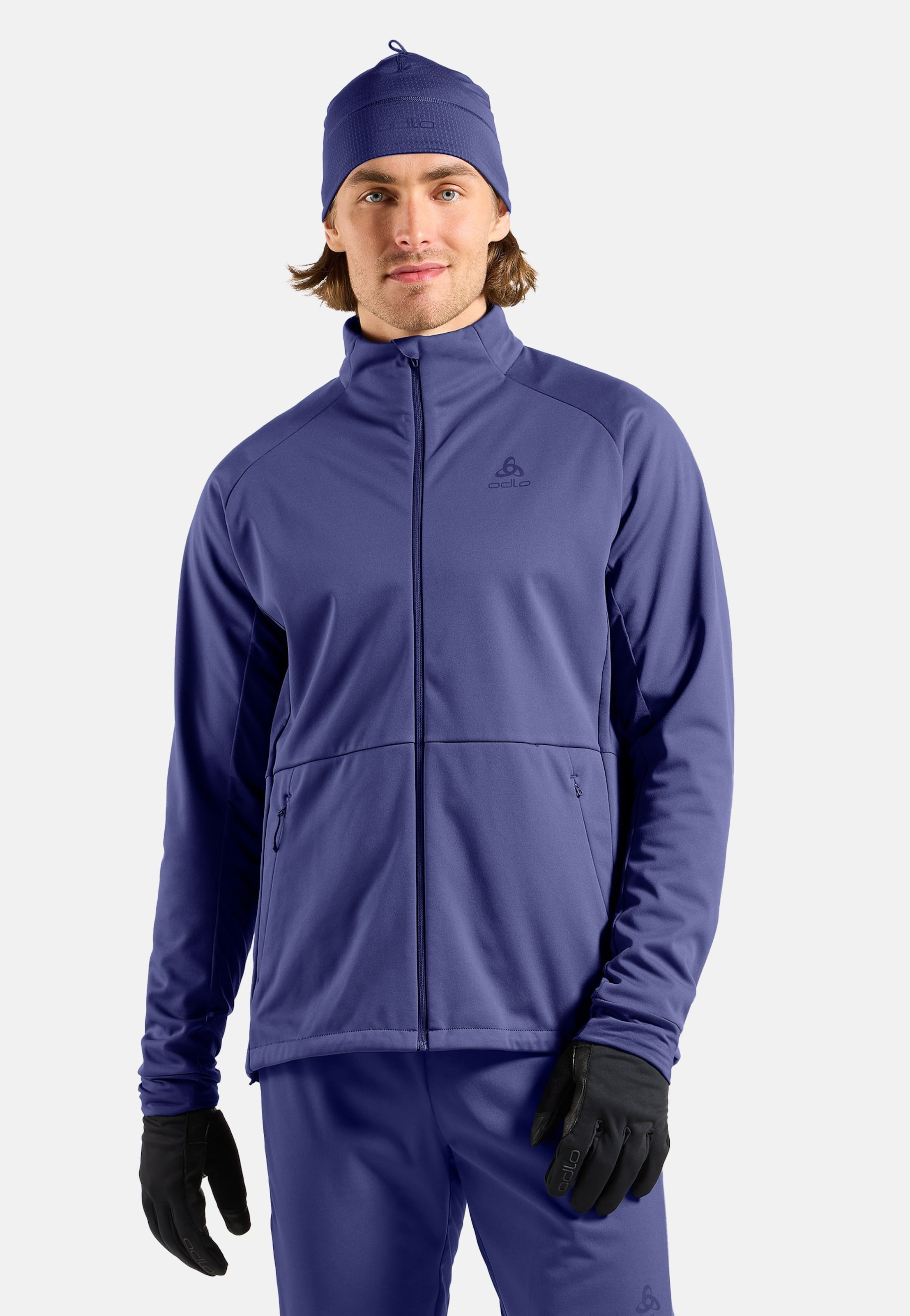 Essentials Warm Langlaufjacke in Skipper Blue