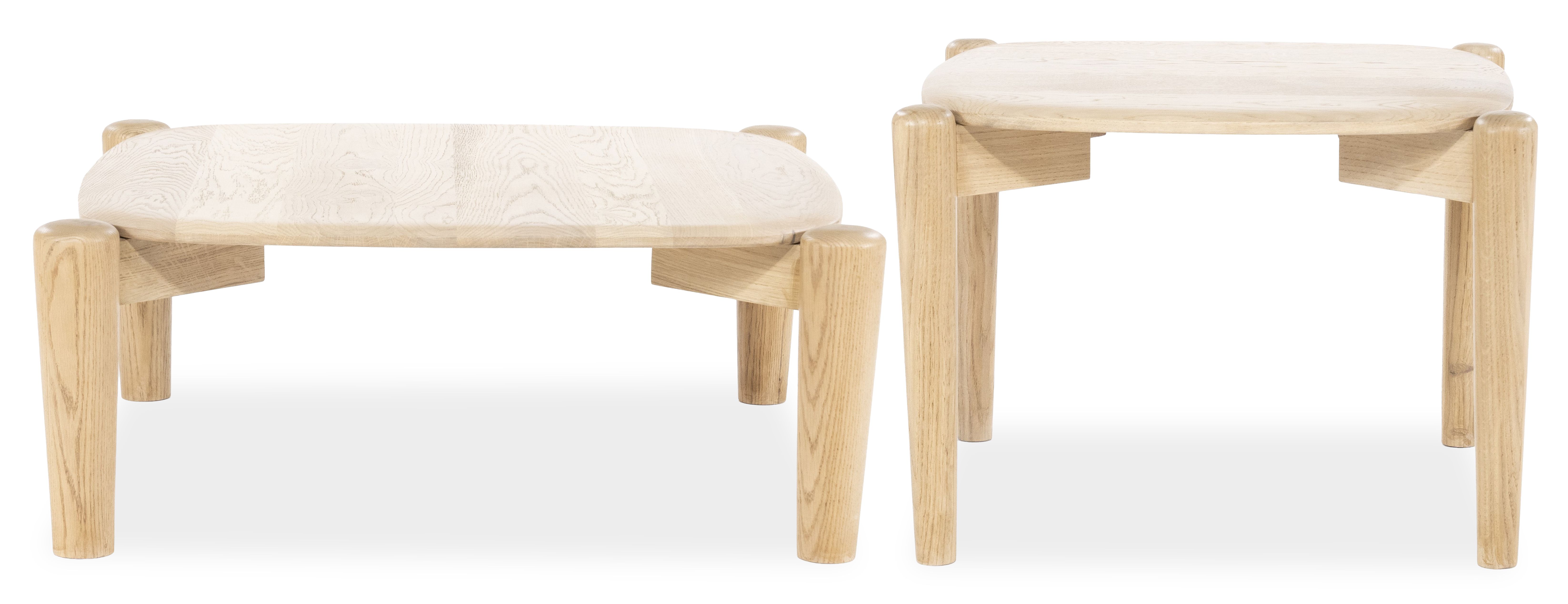 Salontafelset 96176 + 96177 Selbu B80 x D80 x H35 cm