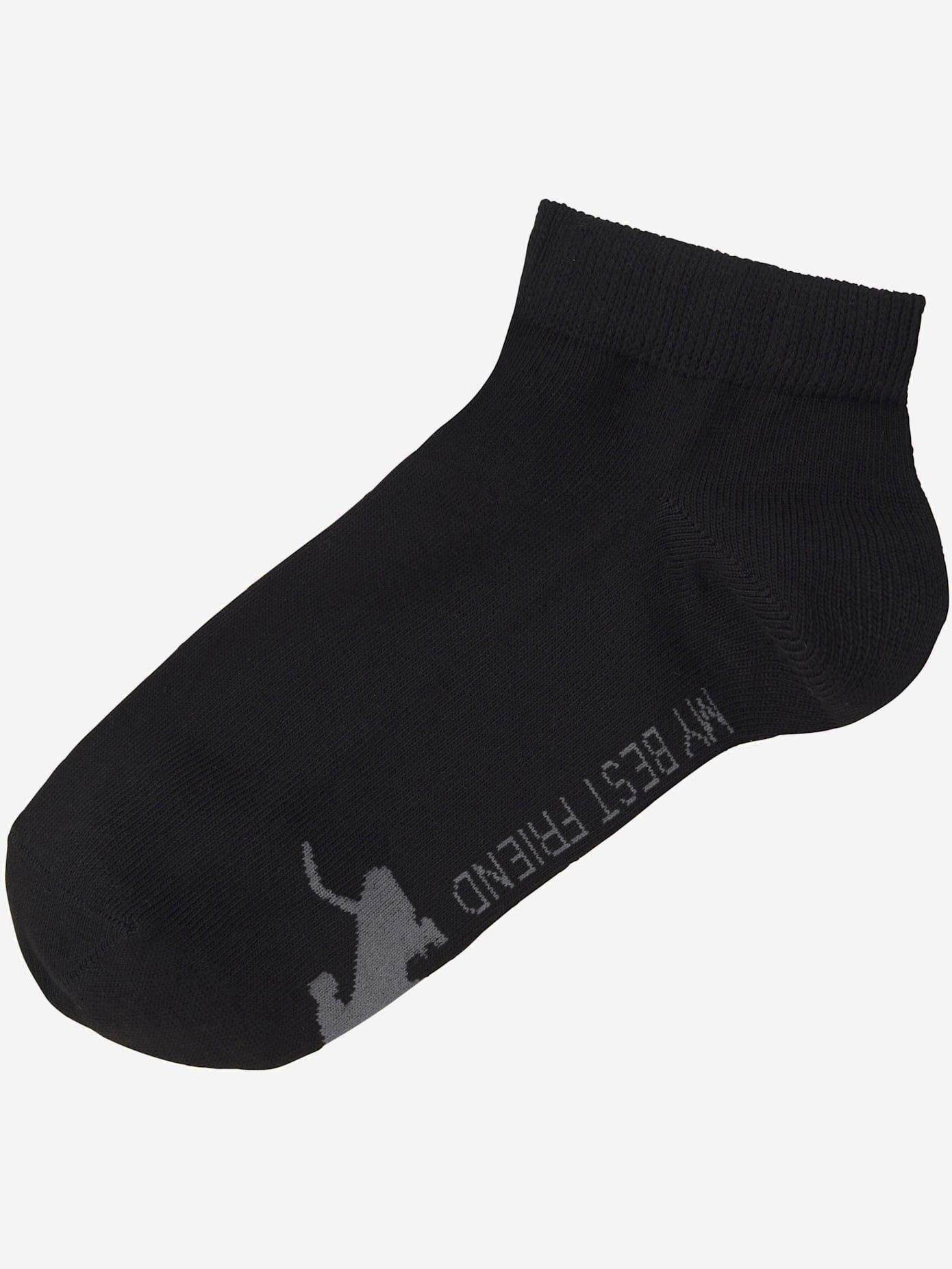 Socquettes motif de pattes doux sous la semelle