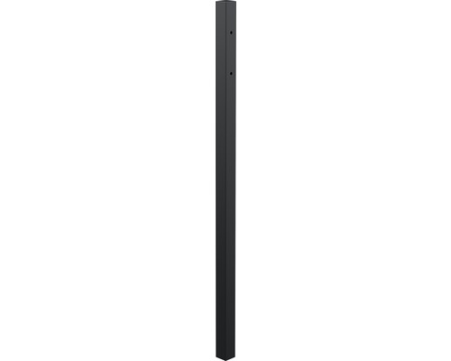 ALBERTS Chaussee/Circle/Guardian stoppaal, 6 x 6 x 170 cm, zwart
