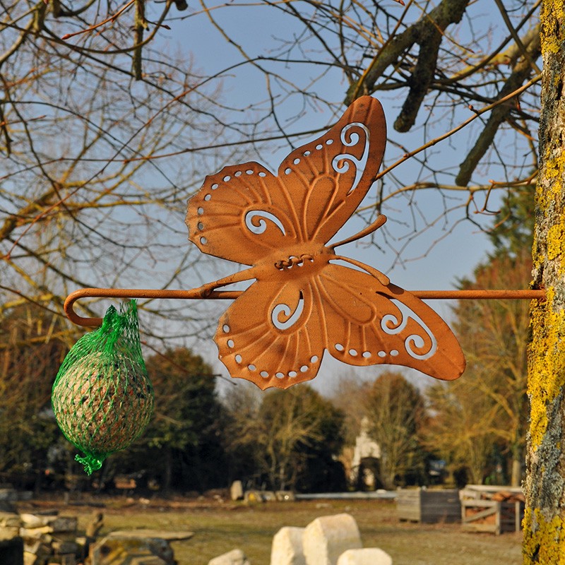 Ensemble de 2 supports boule de graisse oiseau papillon