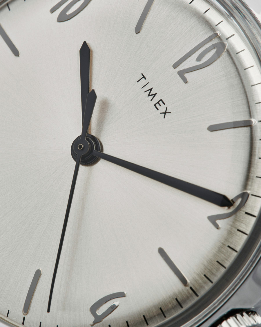 Timex Marlin 1960s Silver Sunray