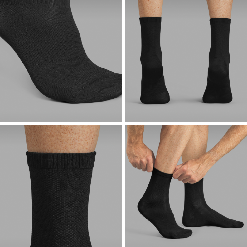 GripGrab Lightweight Airflow Strømper Sort