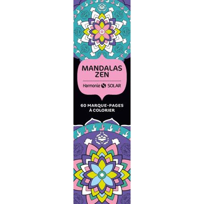 MANDALAS ZEN - 60 MARQUE-PAGES A COLORIER