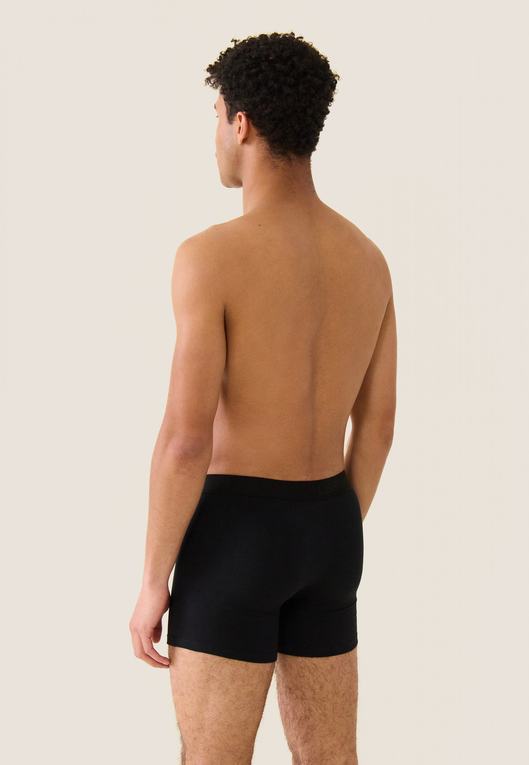 Boxer long en coton-Michel Noir