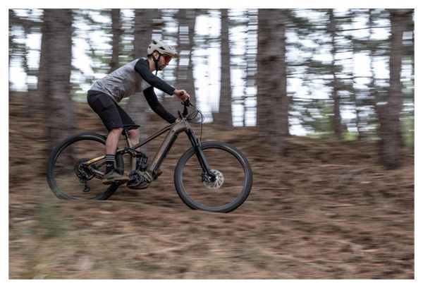 VTT Électrique Tout-Suspendu Rockrider Stilus E-All Mountain Sram SX 12V 625Wh 29'' Ocre
