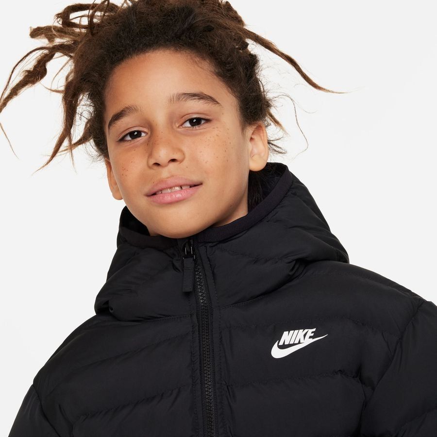 Nike Manteau d'Hiver NSW synthetic-fill - Noir/Blanc Enfant