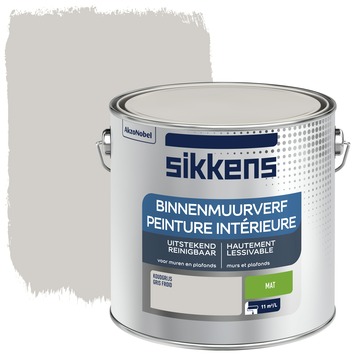 Sikkens muurverf binnen mat koudgrijs 2,5 liter