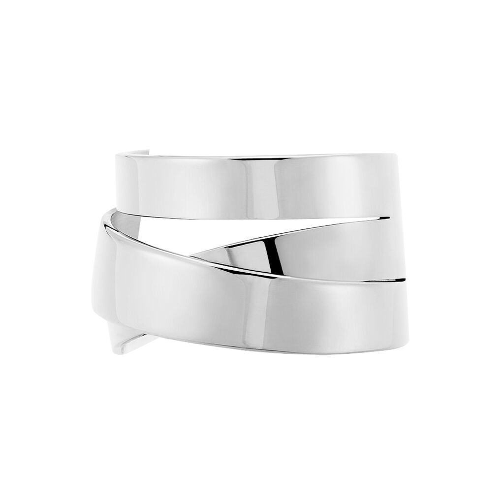 Bague Acier Blanc