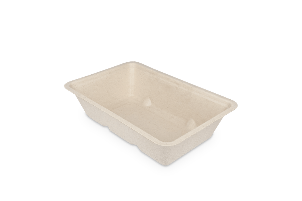 Frietbakjes A9 suikerriet Plastic- en Pfas-vrij BIO