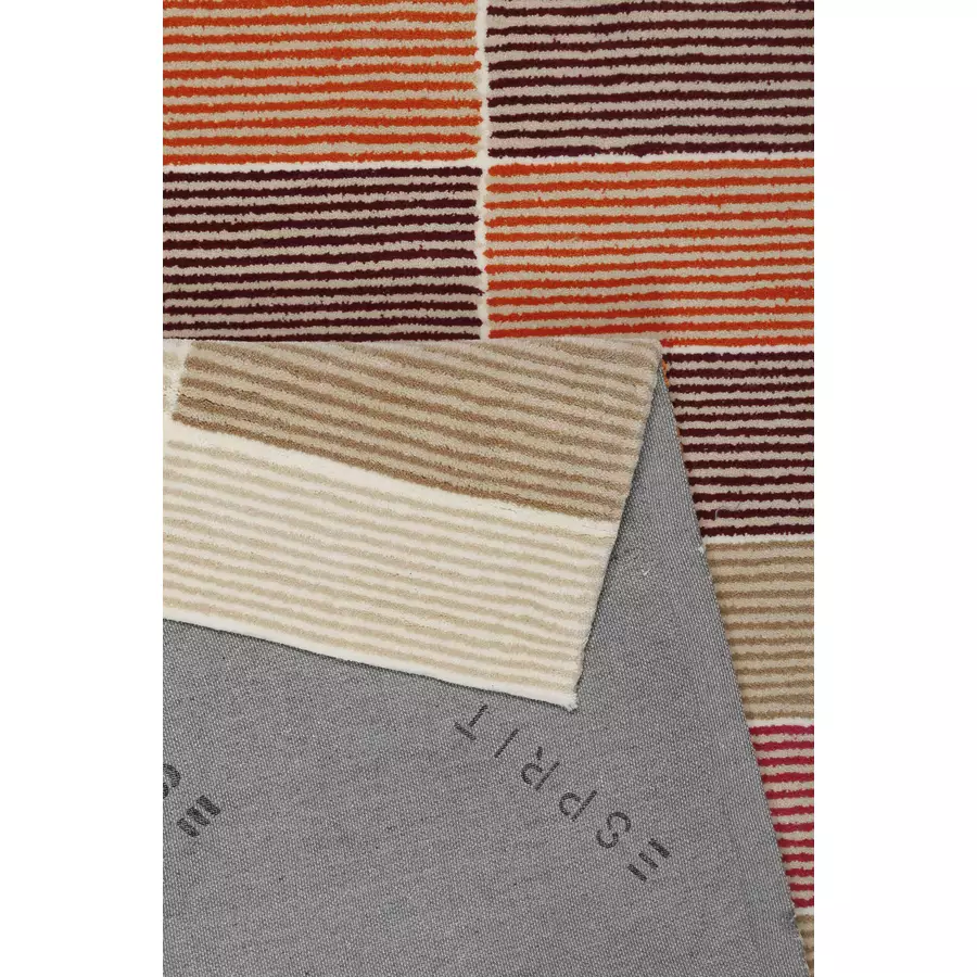 Esprit Kurzflorteppich Fida beere beige taupe